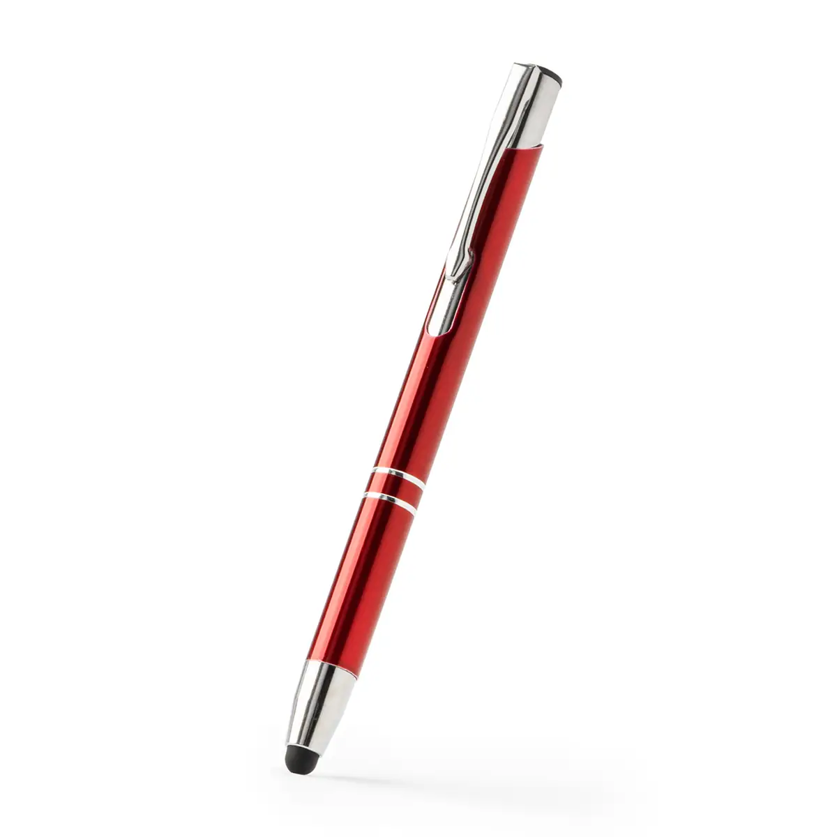 Bolígrafo con puntero Stamina Kruger 8090 11 Bolígrafo con puntero Stamina Kruger 8090, rojo, vista del bolígrafo en perspectiva