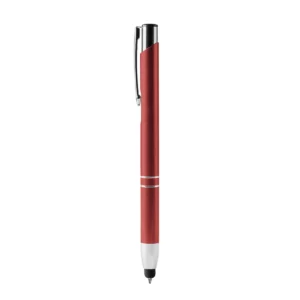 Bolígrafo con puntero Stamina Kruger 8090, rojo, vista frontal del bolígrafo