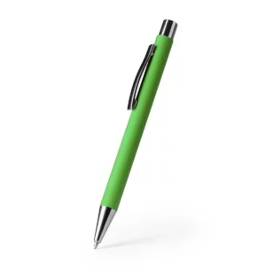 Bolígrafo metálico Stamina Dover 8095, verde helecho, vista del bolígrafo en perspectiva
