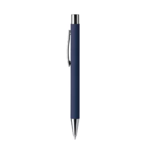 Bolígrafo metálico Stamina Dover 8095, marino, vista frontal del bolígrafo