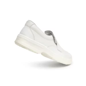 Zapato de seguridad Suecos Aneto blanco, vista elevada