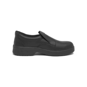 Zapato de seguridad Suecos Aneto negro, vista lateral