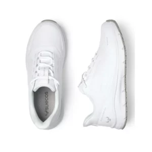 Zapatilla de trabajo Suecos Asgard blanco, vista superior y lateral