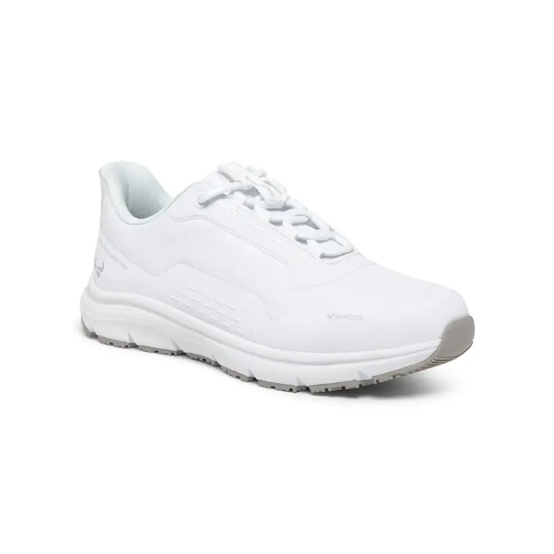 Zapatilla de trabajo Suecos Asgard 1 Zapatilla de trabajo Suecos Asgard blanco, vista tres cuartos