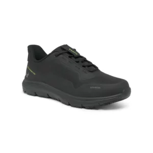 Zapatilla de trabajo Suecos Asgard negro, vista tres cuartos