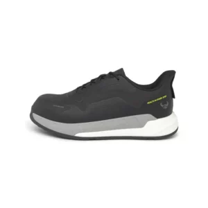 Zapatilla de seguridad Suecos Asgard Safety negro, vista lateral opuesta