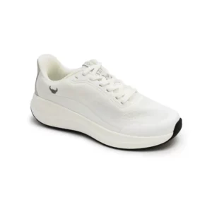Zapatilla de trabajo Suecos Aura blanco, vista tres cuartos