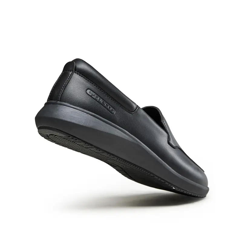 Mocasín de trabajo Suecos Blom 4 Mocasín de trabajo Suecos Blom negro, vista elevada