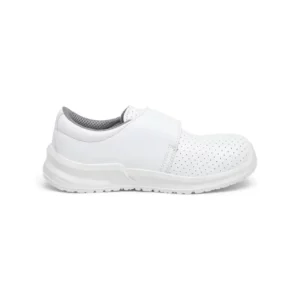 Zapato sanitario Suecos Eir blanco, vista lateral