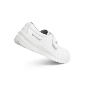 Zapato sanitario Suecos Eir blanco, vista elevada