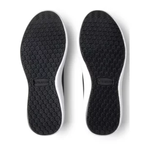 Zapatilla de trabajo Suecos Hast negro y blanco, suelas