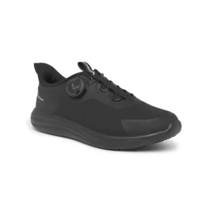 Zapatilla de trabajo Suecos Hast negro, vista lateral