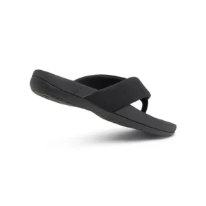 Sandalia Suecos Havsand negro, vista superior y lateral