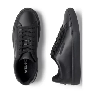 Zapato de trabajo Suecos Nord negro, vista superior y lateral