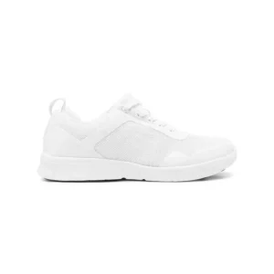 Zapatilla de trabajo Suecos Stabil blanco, vista lateral