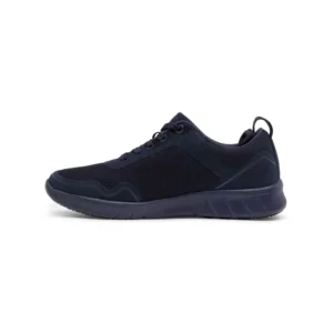 Zapatilla de trabajo Suecos Stabil azul marino, vista lateral opuesta