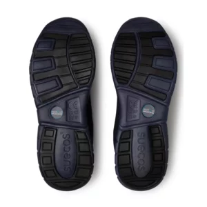 Zapatilla de trabajo Suecos Stabil azul marino, suelas