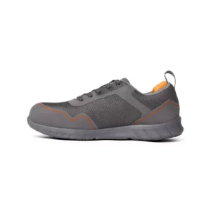 Zapatilla de seguridad Suecos Stabil Safety gris, vista lateral opuesta