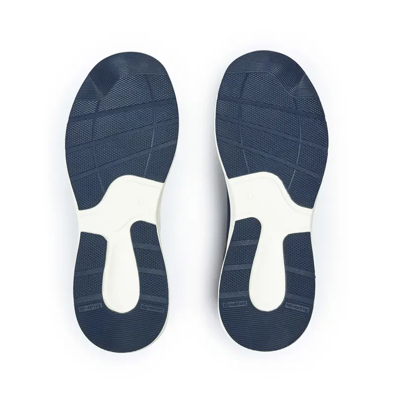 Zapato de trabajo Suecos Vinter 6 Zapato de trabajo Suecos Vinter azul marino y blanco, suelas