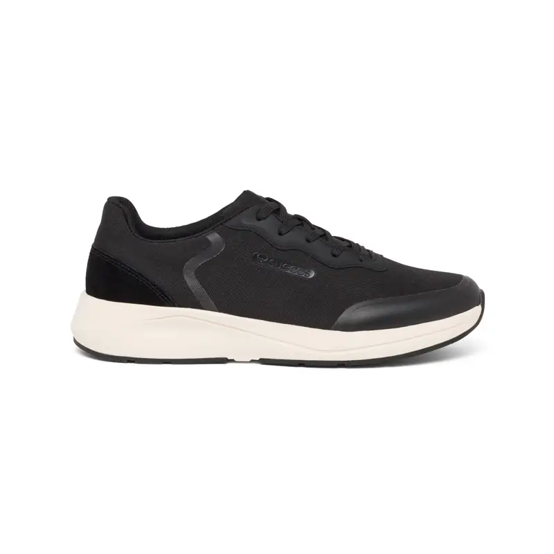 Zapato de trabajo Suecos Vinter 8 Zapato de trabajo Suecos Vinter negro y blanco, vista lateral