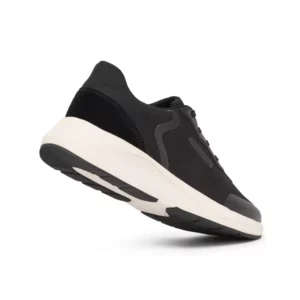 Zapato de trabajo Suecos Vinter negro y blanco, vista elevada