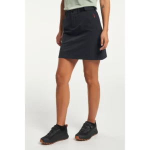 Falda pantalón mujer TENSON TXLITE SKORT 465017586, Negro, detalle frontal con modelo