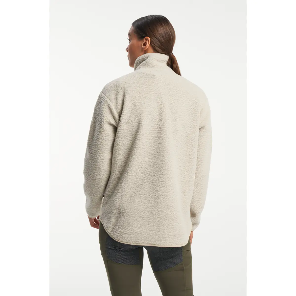 Polar mujer TENSON YOKE HALF ZIP 465017645 11 Polar mujer TENSON YOKE HALF ZIP 465017645, Arena, con modelo, vista posterior