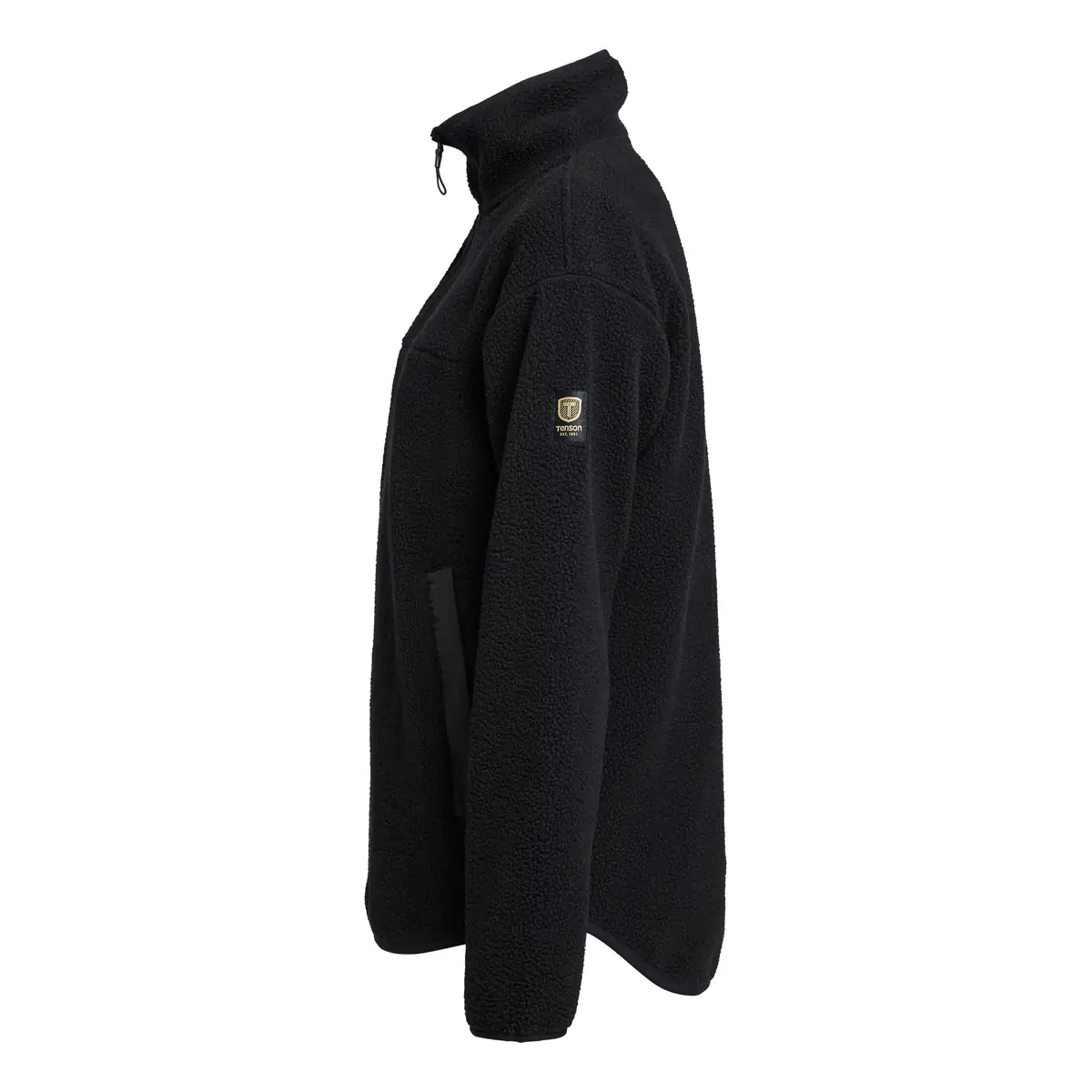 Polar mujer TENSON YOKE HALF ZIP 465017645 8 Polar mujer TENSON YOKE HALF ZIP 465017645, Negro, lateral izquierdo