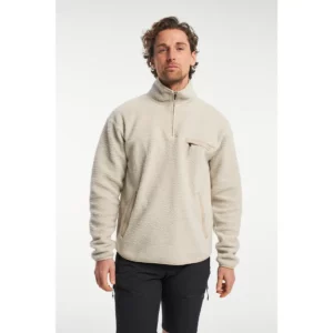 Polar hombre TENSON YOKE HALF ZIP 465017646, Arena, vista frontal con modelo