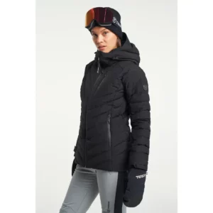 Chaqueta mujer TENSON PRIME DOWN JACKET 465017716, Negro, vista frontal con modelo