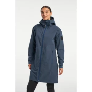 Parka mujer TENSON MISTY SHELL PARKA 465017779, Azul oscuro, vista frontal con modelo