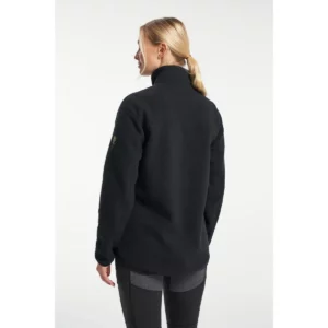 Chaqueta polar mujer TENSON YOKE FULL ZIP 465017895, Negro, con modelo, vista posterior