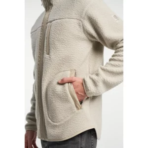Chaqueta polar hombre TENSON YOKE FULL ZIP 465017896, Arena, con modelo, detalle del bolsillo lateral