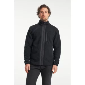 Chaqueta polar hombre TENSON YOKE FULL ZIP 465017896, Negro, con modelo, vista frontal