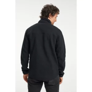 Chaqueta polar hombre TENSON YOKE FULL ZIP 465017896, Negro, con modelo, vista posterior