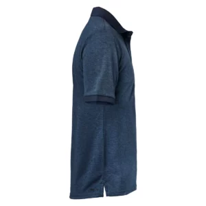 Polo hombre TENSON TXLITE MELANGE POLO 465018060, Azul marino oscuro, lateral derecho