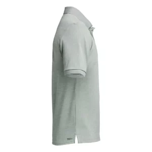 Polo hombre TENSON TXLITE MELANGE POLO 465018060, Verde grisáceo, lateral derecho
