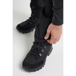 Pantalón hombre TENSON TXLITE FLEX PANTS 465018064, Negro, con modelo, detalle del ajuste del bajo