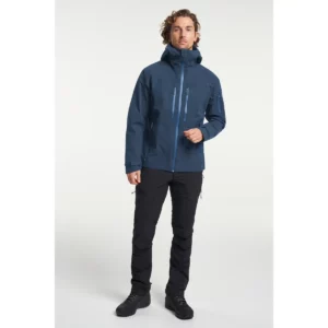 Chaqueta hombre TENSON TXLITE SHELL JACKET 465018100, Azul oscuro, vista frontal con modelo
