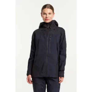 Chaqueta mujer TENSON HIMALAYA SHELL EXTREME X 465018145, Antracita, vista frontal con modelo