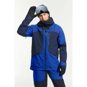 Chaqueta hombre TENSON NAYORO SHELL JACKET 465018406, Azul, vista frontal con modelo