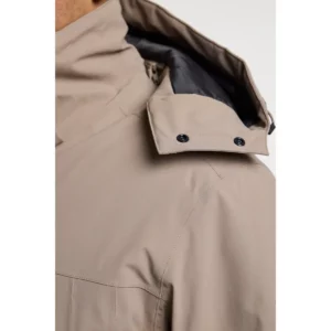 Chaqueta hombre TENSON TUULI JACKET 465018726, Marrón, con modelo, detalle del cuello y la capucha