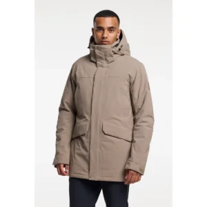 Chaqueta hombre TENSON TUULI JACKET 465018726, Marrón, con modelo, vista frontal