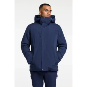 Chaqueta hombre TENSON BARRIÉR JACKET 465018733, Marino oscuro, vista frontal con modelo