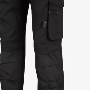 Pantalón de trabajo Toworkfor CARGO, negro, detalle de la prenda