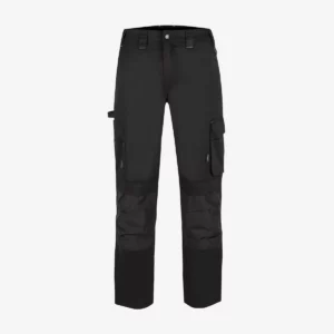 Pantalón de trabajo Toworkfor CARGO, negro, vista frontal
