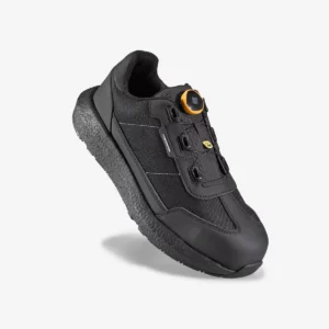 Zapatilla de seguridad Toworkfor ZERO ALL BLACK FAST FIT, vista frontal elevada
