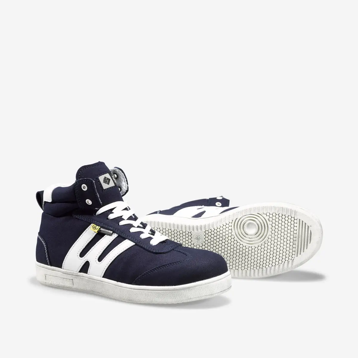 Bota de seguridad Toworkfor OLLIE NAVY 3 Bota de seguridad Toworkfor OLLIE NAVY, par de zapatos y suela