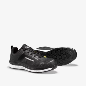 Zapatilla de seguridad Toworkfor SUPER SET BLACK, par de zapatos y suela