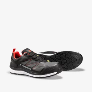 Zapatilla de seguridad Toworkfor WARM UP RED, par de zapatos y suela